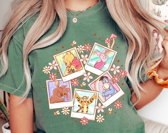 Vintage Winnie the Pooh Comfort Colors Shirt, Retro Disney Pooh Bear Shirt, Pooh Bear and Friends Shirt, Disney Trip Shirt, Disneyland Shirt