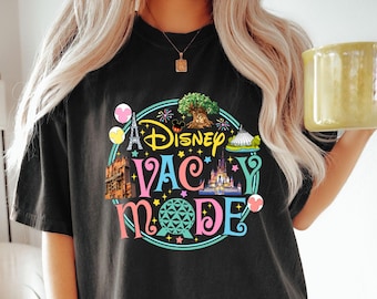 Camiseta Comfort Colors® Vacay Mode, Camiseta Disney Vacay Mode, Camiseta Disney Vacation, Camiseta Vacation, Camiseta Disney World, Camiseta Disneyland Trip