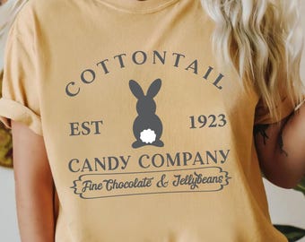 Cottontail Candy Company Easter T-Shirt, Easter Shirt For Women, Carrot Shirt, Easter Shirt, Easter Family Shirt, Easter Day, Easter Sweter