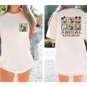Disney Animal Kingdom Mickey Minnie Comfort Colors T-Shirt, Two Sided Disney Animal Kingdom Mickey Shirt, Disney Family Animal Kingdom Shirt