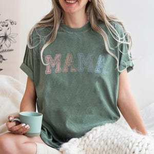 Comfort Colors® Mamma-tröja Mors dag-present från dotter till mamma, mamma-t-shirt till födelsedagspresent till henne, babyshower-jul bild 4