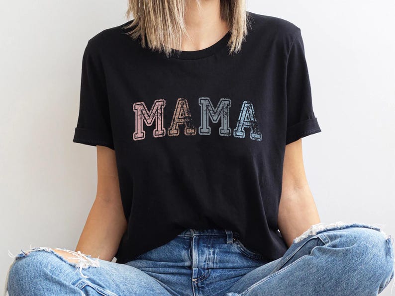 Comfort Colors® Mamma-tröja Mors dag-present från dotter till mamma, mamma-t-shirt till födelsedagspresent till henne, babyshower-jul bild 5