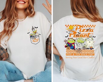 Pizza Planet Toy Story Shirt, Disney Aliens Sweatshirt, Pizza Planet T-Shirt, Toy Story Familie Shirt, lustiges Disney Pizza T-shirt