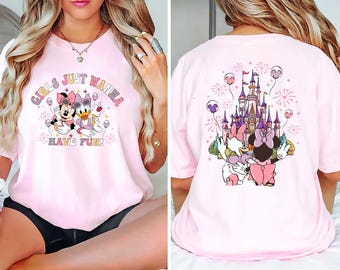 Disney Minnie Daisy Summer Sweatshirt, Girls Just Wanna Have Sun, Disney Besties Shirt, Disneyworld Shirt, Disney Summer Shirt