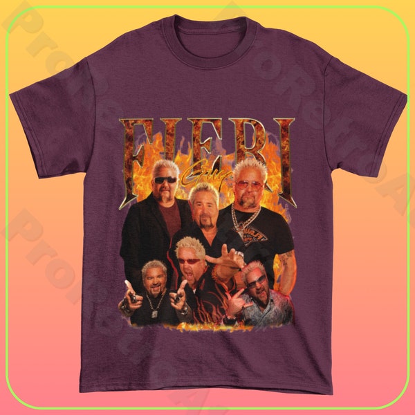 GUY FIERI Vintage Shirts, Bootleg Shirt, Rapper T-Shirts, Y2K Tees, TV Shirt, Homage Shirt, Flavortown Shirt, Girl Gift, Chef Shirt