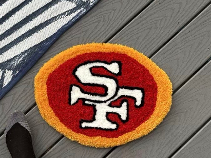 Softball Rug Custom Sports-themed Rug: Perfect for Game Rooms & Sports Enthusiasts ...