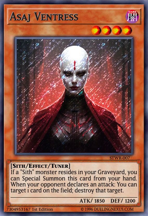 Star Wars Themed Yu-gi-oh Deck (sith Edition) - Etsy Star Wars Themed Yu-gi-oh Deck (sith Edition) - Etsy