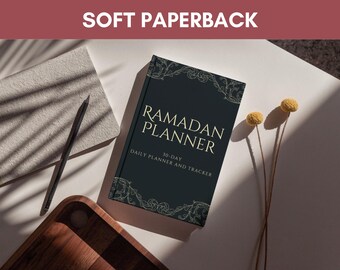 Ramadan 30-day Planner and tracker with Daily Duas | A4 with matte softcover