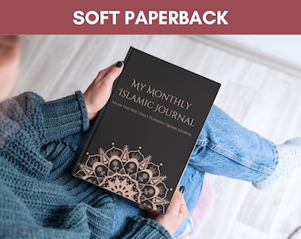 Monthly Islamic Journal | Salah Tracker, Daily Planner, Quran Journal | A4 with matte softcover