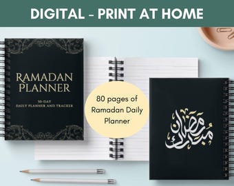 Ramadan 30-day Daily Planner and tracker with Duas