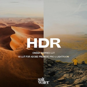 60 HDR Cinematic LUTs | Video Color Grading Presets | Premiere Pro After Effects | Film Video Filter Digital Download