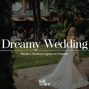 Ajustes preestablecidos de Lightroom para bodas / 10 filtros románticos para fotos nupciales / Fotografía de compromiso / Descarga en formato DNG y XMP para móviles y ordenadores