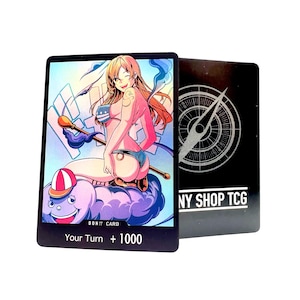 Cute Orange Haired Pirate Girl OPTCG Resource Card!! Proxy x10 (Full set)