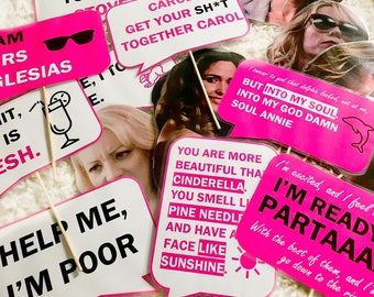 Bridesmaids The Movie Prints / Party Posters / Photo booth Props / Decor for Hen Dos / Movie nights - DIY DIGITAL DOWNLOAD