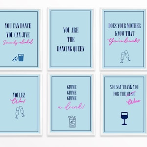 Mamma Mia | Summer Party / BBQ Posters Decorations Gifts - DIY Digital Download