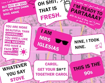 Bridesmaids The Movie Party Props! Decorations for Bachelorettes & Hen Dos / Movie nights | DIGITAL DOWNLOAD