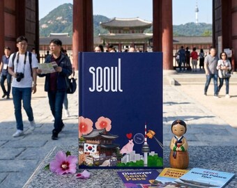 Seoul Hardcover Journal – K-Culture City Skyline Diary, Travel Notebook