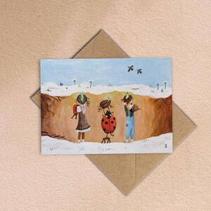 Miracolo del seme | Carta di primavera | Carta di Pasqua