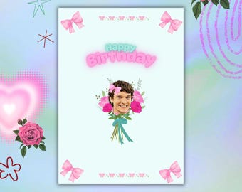 Heated Rivalry Birthday Card with Meshes / Connor Storrie Postcard, Shane Hollander & Ilya Rozanov Inspired Digital Download