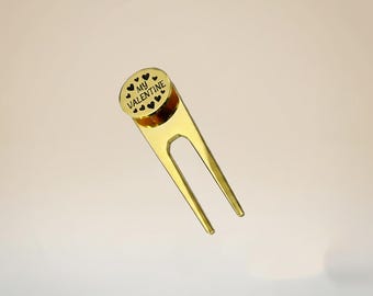 Personalised Engraved Golf Divot with Ball Marker: Perfect Gift for Dad's Birthday, Father's Day, or Golfer Gift