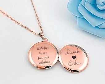 Personalized Gold Locket Necklace or keychain, Silver Locket pendant, Memory Gift, Engraved Family Pendant Necklace