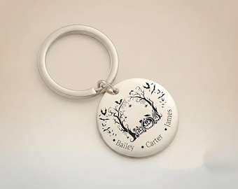 Personalized Graduation Keychain: Class of 2025, Stainless Steel