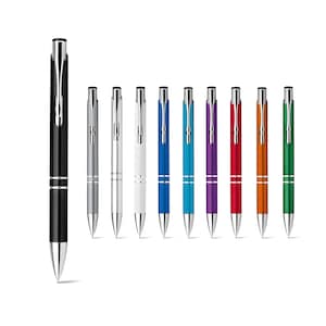 Personalized Metal Ballpoint Pen with Stylus Tip, Custom Engraved Gift