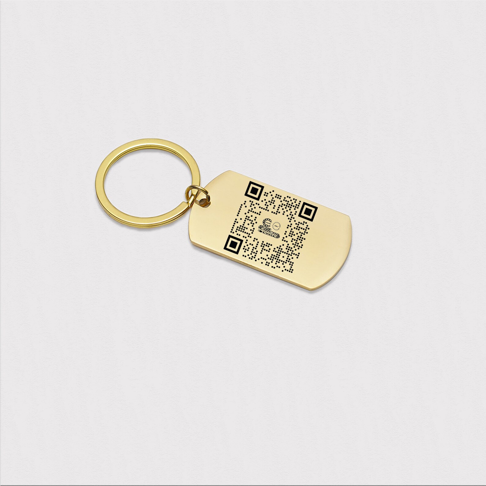 Soundwave QR Code Keychain Voice Recording Keychain Audio Etsy