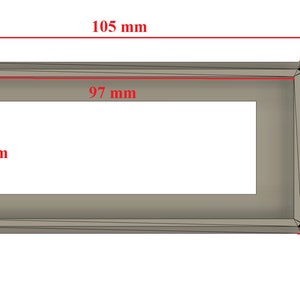 Bezel enclosure installation mounting frame for arduino raspberry LCD display 2004 20x4 4x20 Yverinc Labs image 9