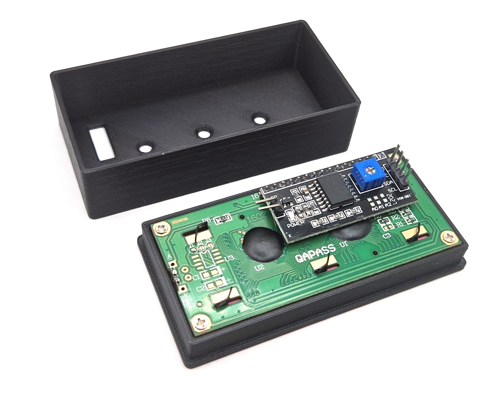 Case Enclosure Box Housing for Arduino Raspberry Display LCD 2004 1602 ...