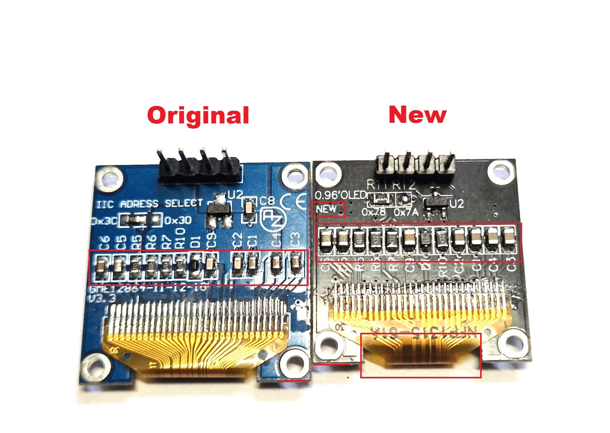 Bezel Oled Display .96