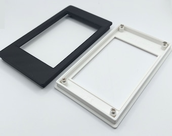 Bezel enclosure installation mounting frame for LCD display Nextion 3.5" 3,5" Enhanced Yverinc Labs