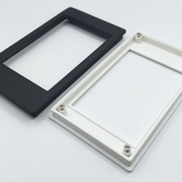 Bezel enclosure installation mounting frame for LCD display Nextion 3.5" 3,5" Enhanced Yverinc Labs