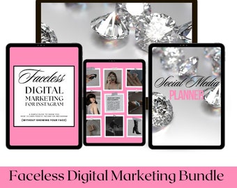 Faceless Digital Marketing Bundle With Resell Rights, Faceless Digital Marketing Starter Kit Bundle