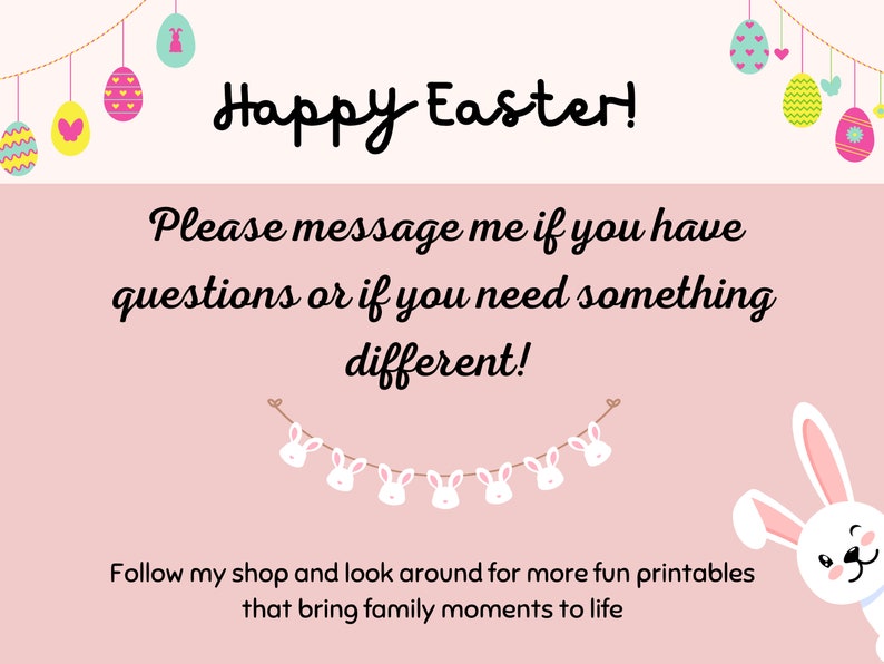 Outdoor Easter Scavenger Hunt, Easter Treasure Hunt For Kids, Easter Game For Kids, Printable Easter Scavenger Hunt Riddle Clue Cards image 6