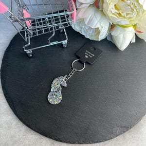 Einkaufswagenlöser Einhorn Glitzer Geschenk Schlüssel Schlüsselanhänger Mama Muttertag Kleines Geschenk