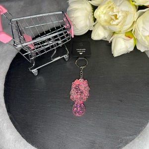 Einkaufswagenlöser Löwe FlowerLöwe Schlüsselanhänger Geschenk Weihnachten Geburtstag valentinstag