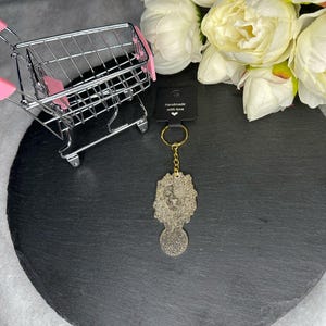 Einkaufswagenlöser FlowerLöwe Löwe Schlüsselanhänger Geschenk Weihnachten Valentinstag Geburtstag