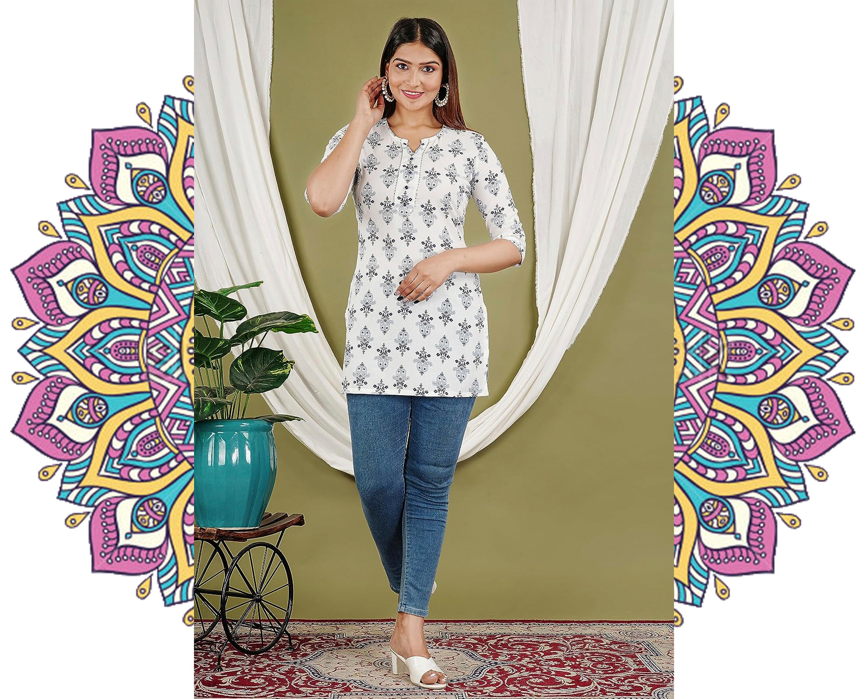 Kurti on Jeans -  Canada