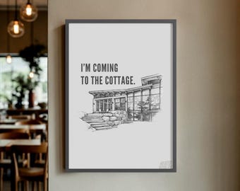 Heated Rivalry 'Coming to the Cottage' Poster | Fandom Wall Art (Digital Download), Shane Hollander, Ilya Rosanov