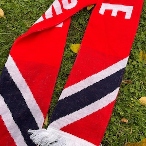 Norwegian Football Fans Sports Shawl Norge Ja Vi Elsker Retro