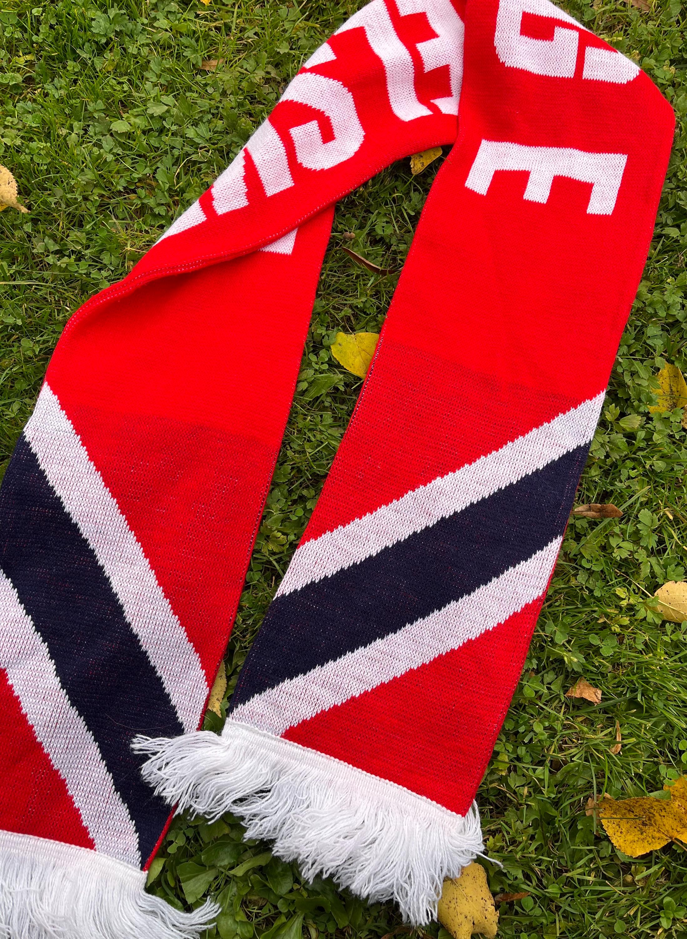 記念グッズ vintage UNITED CELTS football scarf Manchester United
