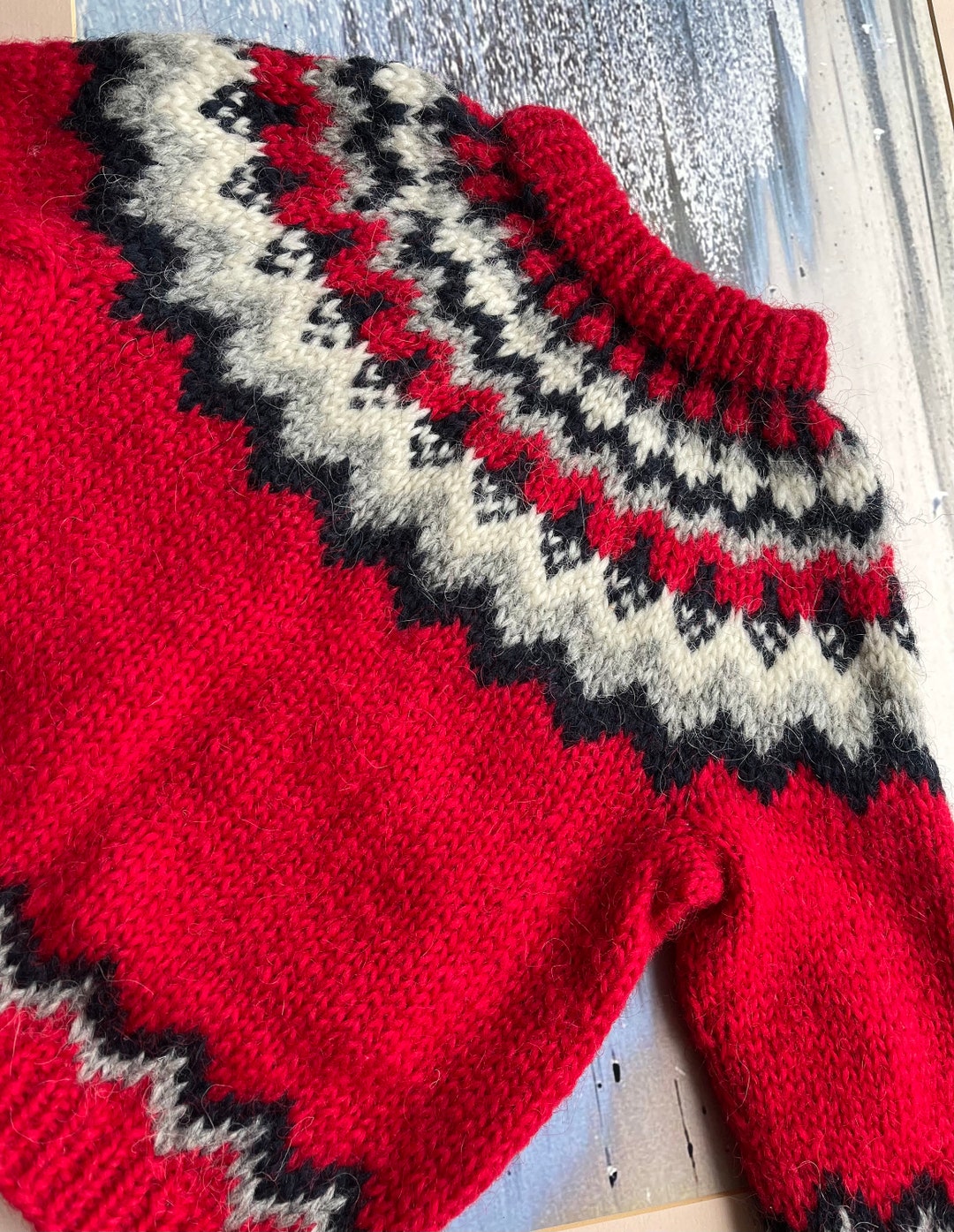 1-2 Years Islandic Helga Marin Lopapeysa Original Made in Island