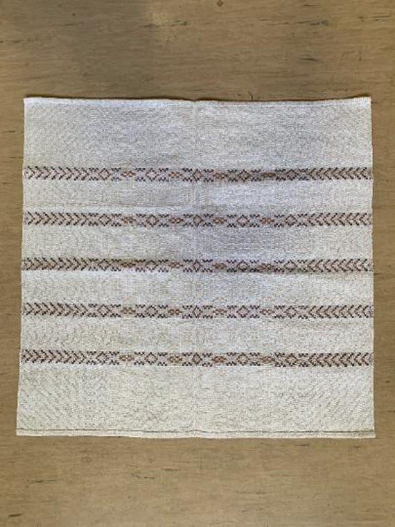 Set of 2 Matching Vintage Swedish Pure Linen Table Cloth Small