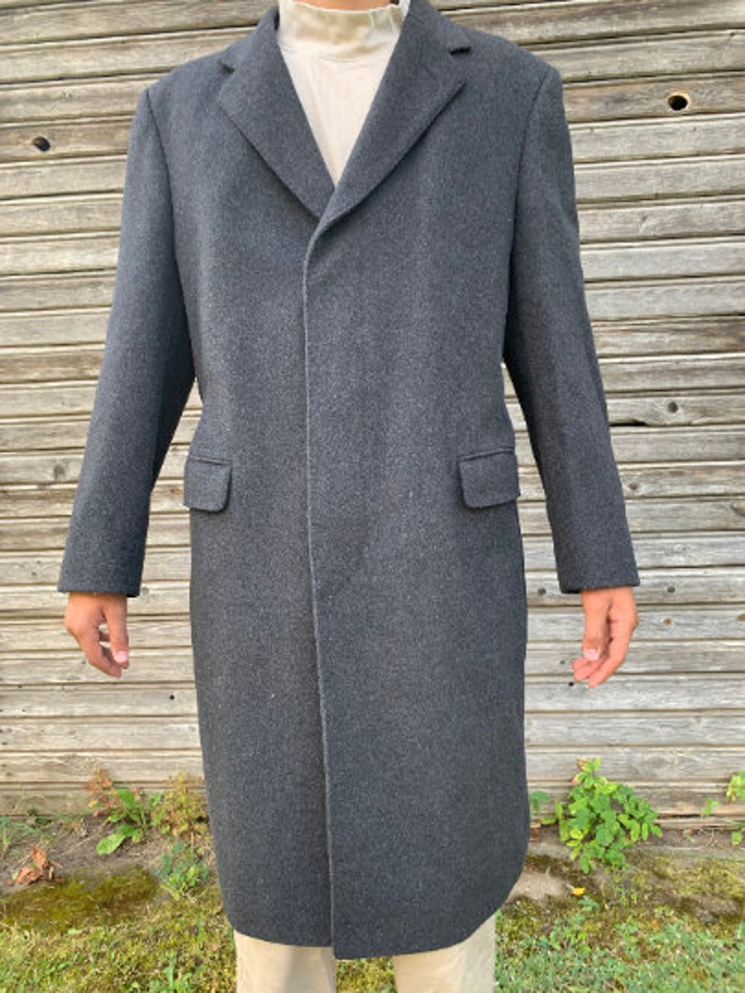 Vintage Men Hickey Freeman Kasara Wool Cashmere Coat | eBay