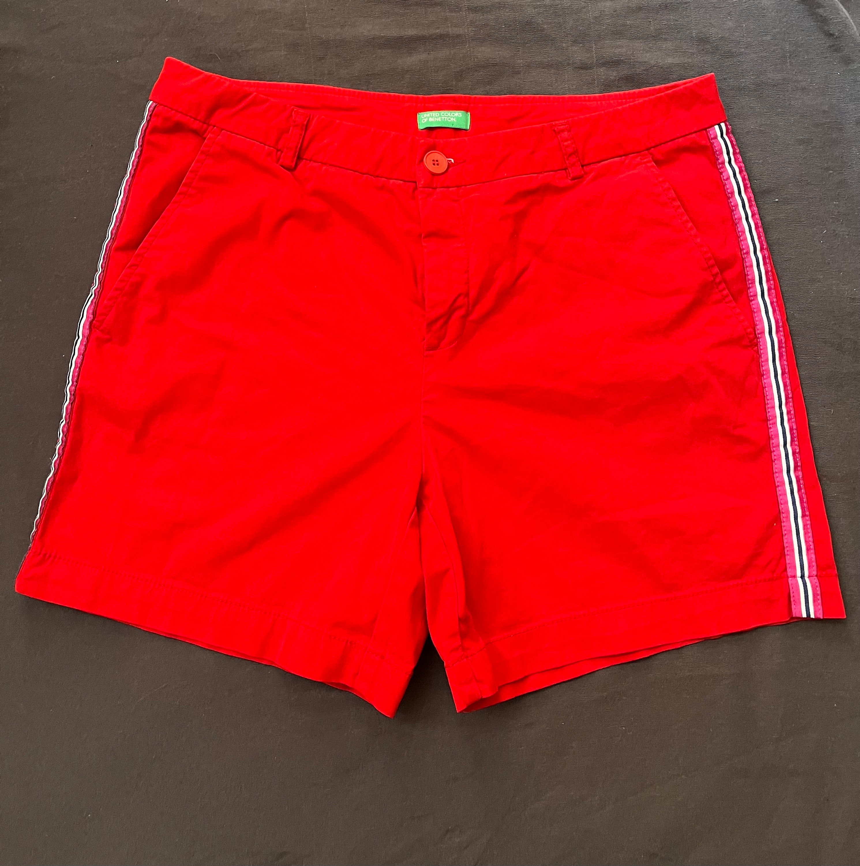 United Colors Of Benetton Mädchen Shorts - Lyocell Chambray Mit Rüschen Und Kordelzug