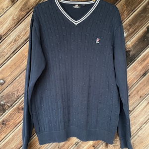 XL size  U.S. POLO ASSN cotton  sweater V neck Super Quality Classical Causual Retro American Fashion