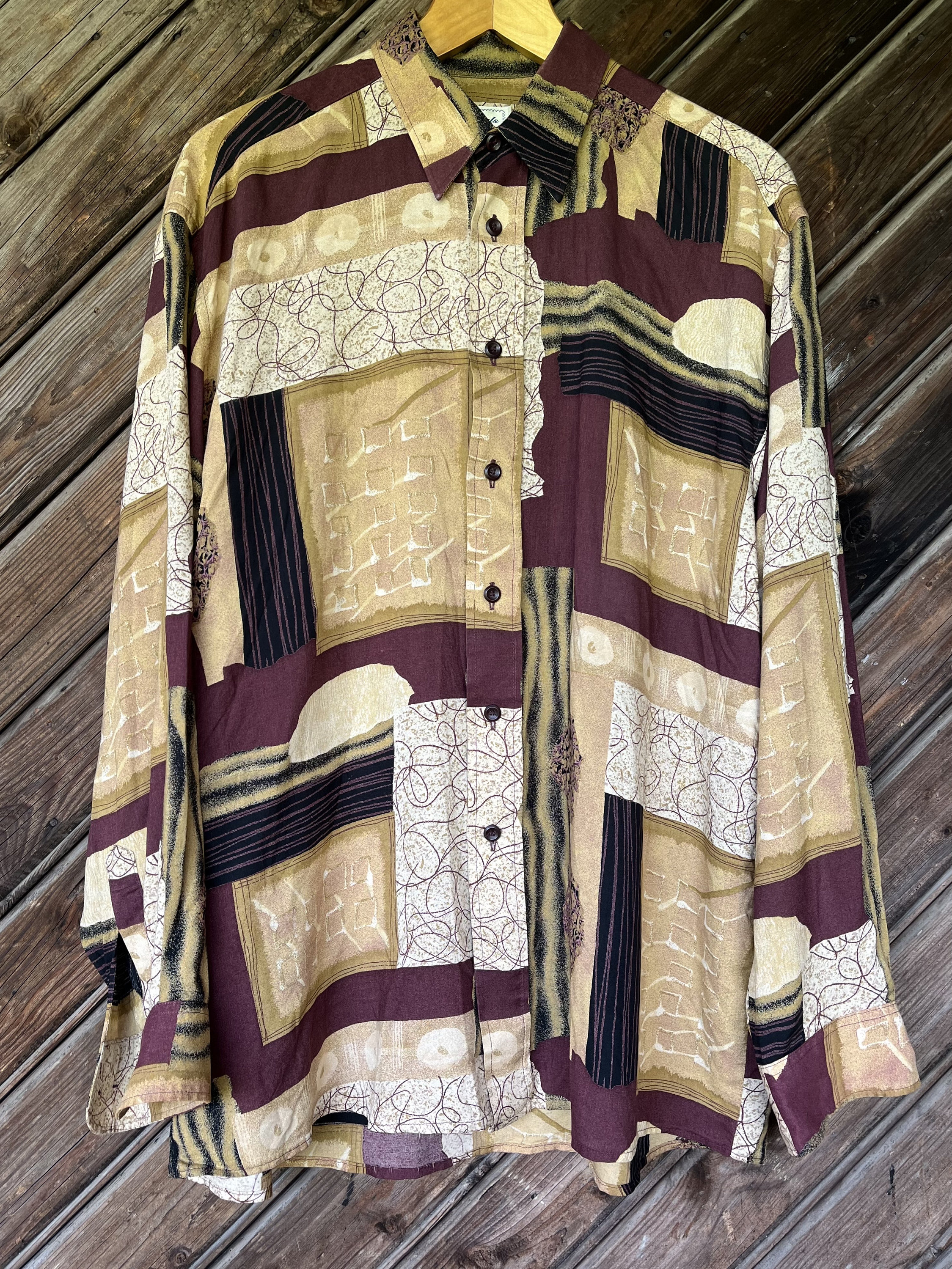 SS145 used italy vintage レトロ 柄物 スカーフ