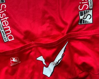 Maillot Cycliste Giordana Vintage – Homme – Taille XL – Rouge – GT Vélos (occasion)