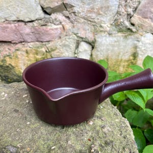 Terma Ildfast Caserolle Gustavsberg by Stig Lindberg Made in Sweden Scandinavian Mid Century Modern design kitchen MCM 1970s Dark Brown